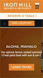 Mobile Screenshot of ironhillbrewery.com